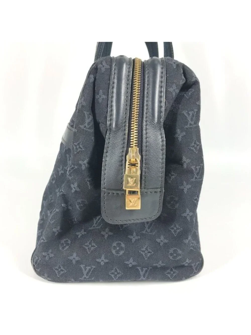 Louis Vuitton Boston Bag e Monogram Mini Canvas Blue - Picture 3 of 9